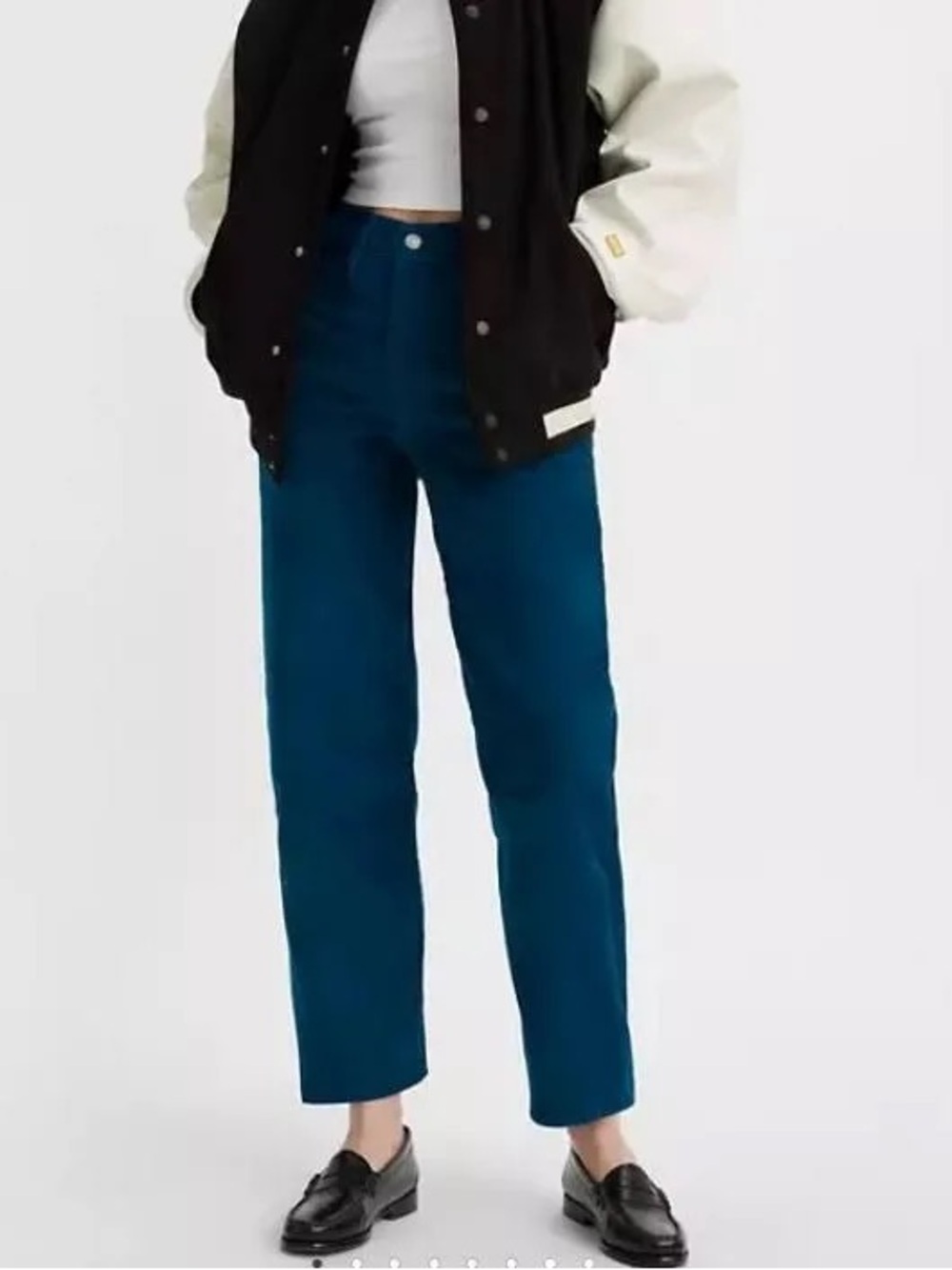 Levi's Ribcage Straight Ankle Corduroy Pants Corduroy Jeans Waist 24